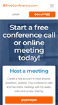 Mobile Screenshot of freeconference.com